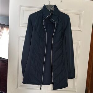 Women's Dark Greenish blue jacket.